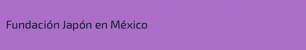Fundación Japón en México